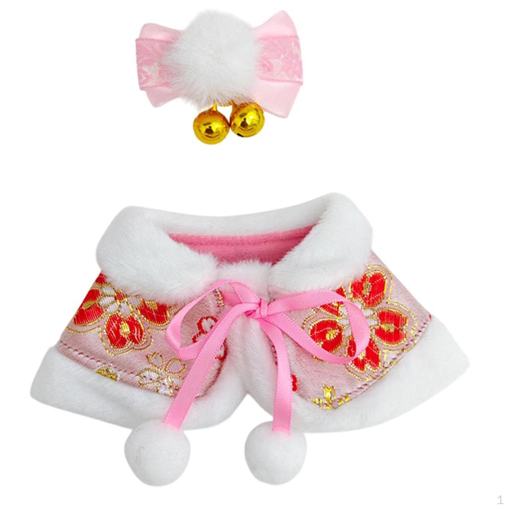 17cm Doll Clothes Cloak Soft Photo Props Costumes Dress Up