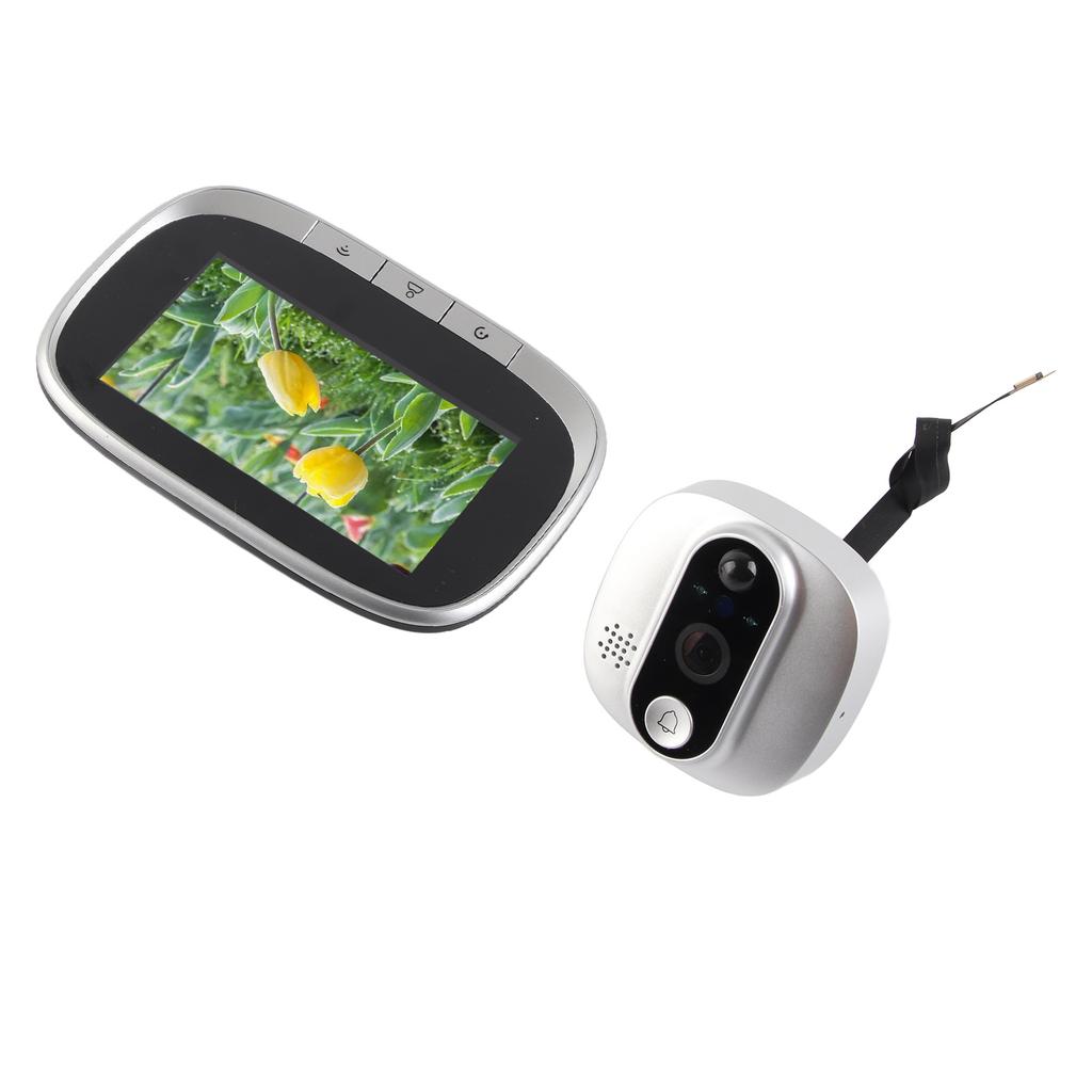 4.3in Peephole Camera WiFi Smart Video Door Viewer Motion Detection Night Vision 2 Way Audio for