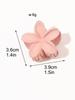 6Pcs Flower Clips-Shark Clip For Back Of Head Plate Hair Ponytail Hair Claw-Applicable To Ladies And Girls Premium
