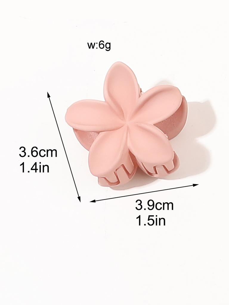 6Pcs Flower Clips-Shark Clip For Back Of Head Plate Hair Ponytail Hair Claw-Applicable To Ladies And Girls Premium