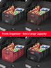 Car Trunk Storage Box Large Capacity Storage Bag Leather For Infiniti Q30 Q80 Q70 Q60 Q50 QX60 QX50 QX80 QX55 QX70 ESQ EX dzm3