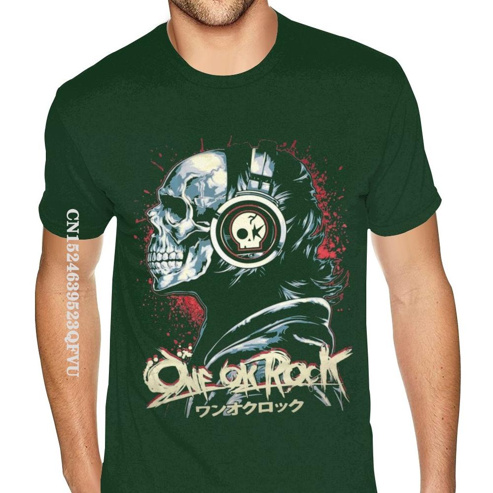 Cheapest One OK Rock T Shirt Hip Hop Rock Shirt For Men Plus Size T Shirt Cotton Tops T Shirt Funny Man Top T-shirts Customized