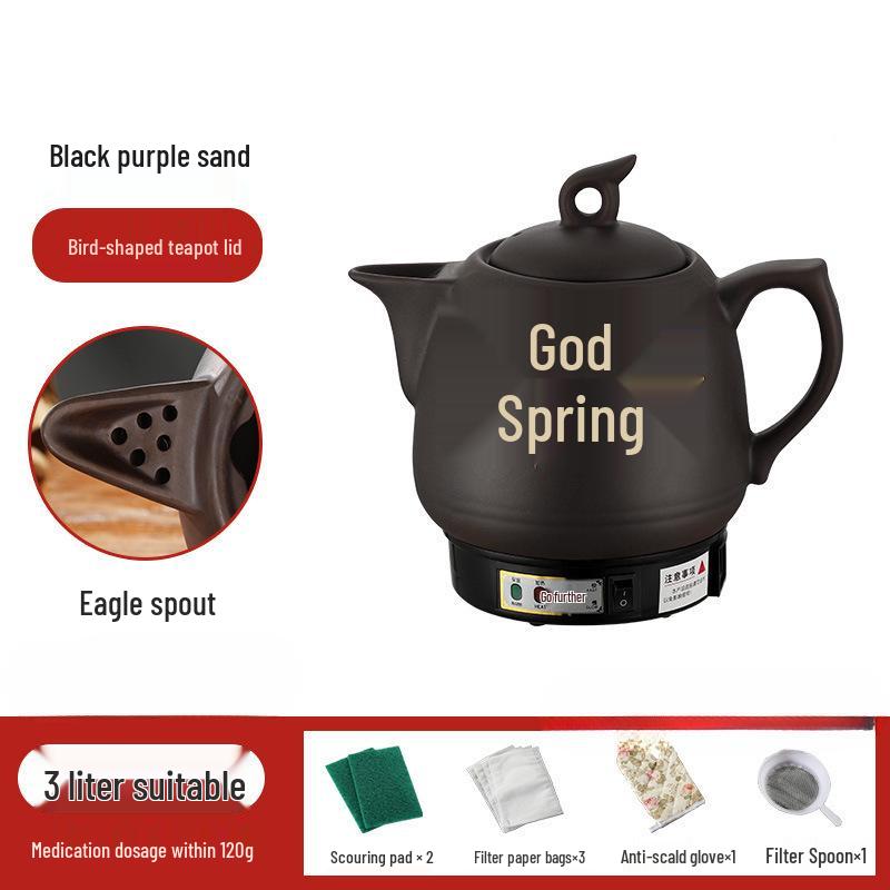 Vollautomatischer elektrischer Dekoktionstopf - Keramik-Kasserolle für traditionelle chinesische Medizin