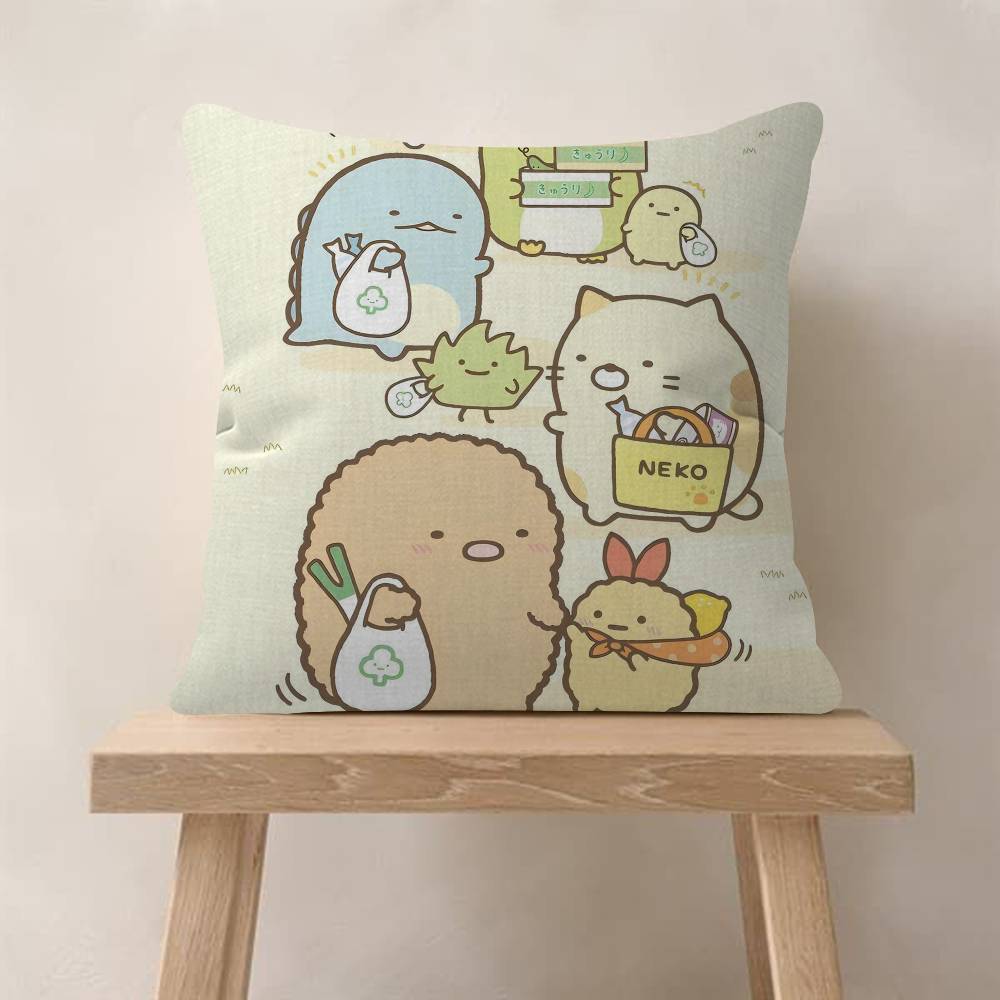 Cartoon Sumikko Gurashi Cool Cushion Cover x Polyester Sofa Cushions Decorative Throw Pillows Home Decoration Pillowcover