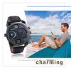 JEWELRYWE Armbanduhr mit Lederband, beliebt, wasserdicht, analog, cool, Quarz, Business, lässig, modisches Accessoire, Geburtstag, Weihnachtsgeschenk, blau, Herren