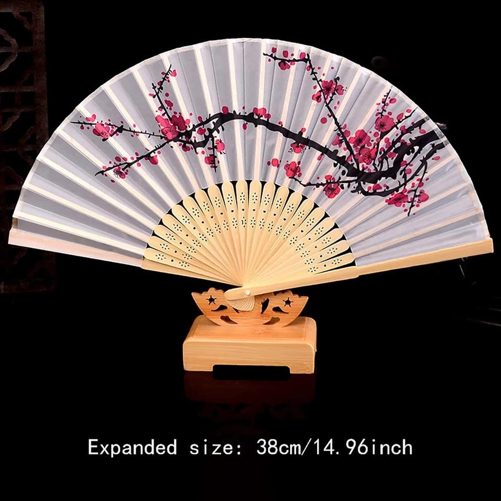 1pc/3pcs/5pcs-Vintage Folding Fan Decorative Fan Floral Pattern Folding Fan For Home Decor Art Supplies