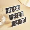 Creative Number Clock Color Nightlight Table Clock Snooze Night Mode 12/24H Electronic LED Temperature Calendar Alarm Clocks