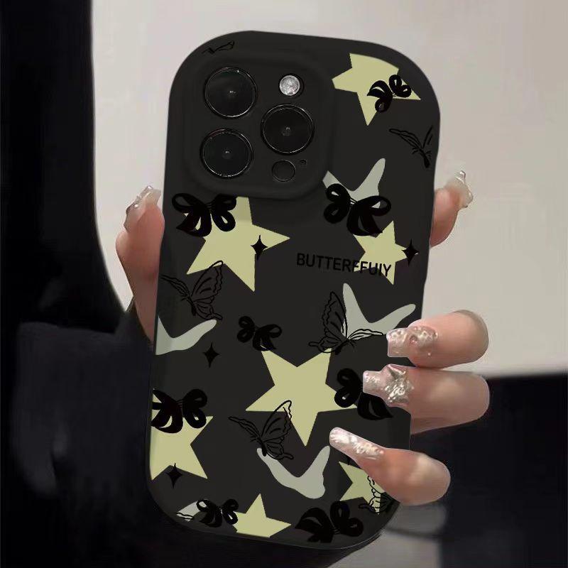 Compatible with Apple 16pro Cartoon 15promax Phone Case 14plus Creative 13 Matte 12pro11