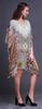 Phagun Short Caftan Midi Dress Beach Swimwear Cover Up Womens Kaftan