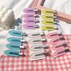 Side Bangs Barrette Makeup Washing Face Accessories Women Girls Styling Hairpins 4pcs Set No Bend Seamless Hair Clips