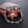 Unisex Bracelet Skull Pendant Vintage Punk Style Lobster Clip Alloy High Polish Gothic Wrist Jewelry Halloween Cosplay Parties Bangle