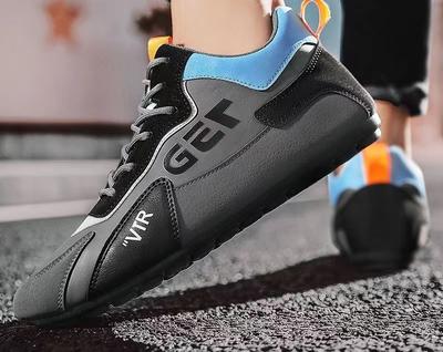 2025 Frühling Neue Trendige Herren Leder Gesicht Freizeitschuhe Cross-Border Außenhandel Modisch mit Mesh-Futter