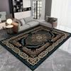 VIKAMA Bohemian Stil Teppich Maschinenwaschbar Geeignet für Wohnzimmer, Schlafzimmer und Loungebereiche Dekorativer Teppich Heimdekoration
