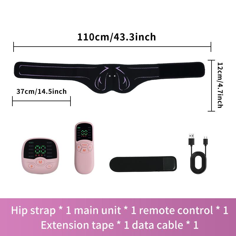Professional EMS Hip Trainer - USB Rechargeable Muscle Stimulator for Butt Lift, Fat Burning & Body Toning