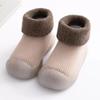 Baby Toddler Shoes Winter Plus Velvet Thickened Soft Sole Non- Warm Shoes