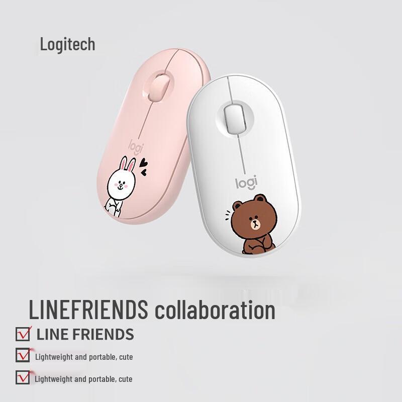 Logitech LINE FRIENDS Silent Wireless Mouse