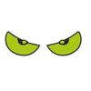 1 Pair Motorcycle Car Devil Eye Reflector Stickers Front Rear Adhesive Decorative Reflective Stickers Vehicle Decoration