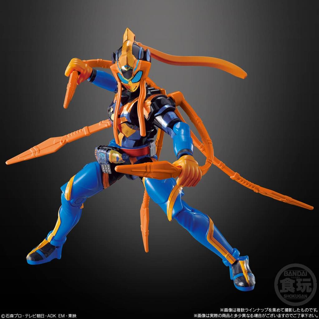 Bandai Kamen Rider Geats ID 5 Feat. Sodo Kamen Rider Revice Gashapon & Gum 14 Pieces