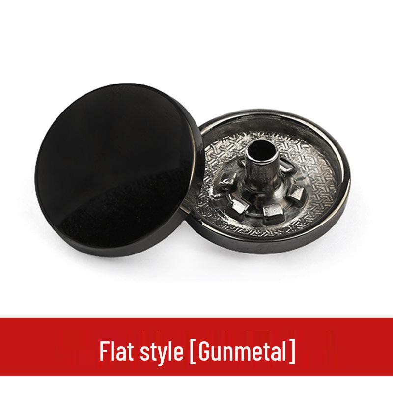 Metal Snap Buttons for Clothing: No-Sew Hidden Snap Accessories for Jackets, Studs, and Mother-Child Buttons.