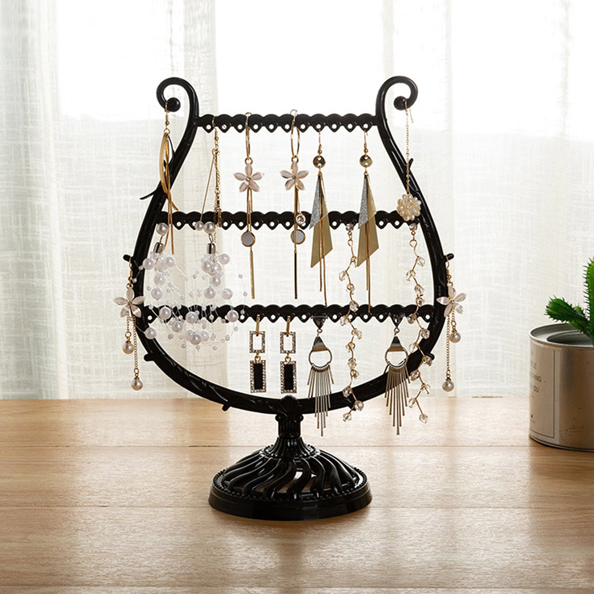 

1/2/3pcs-Jewelry Rack Display Rack Creative Wine Glass Shape Earrings Bracelet Necklace Storage Rack Jewelry Rack