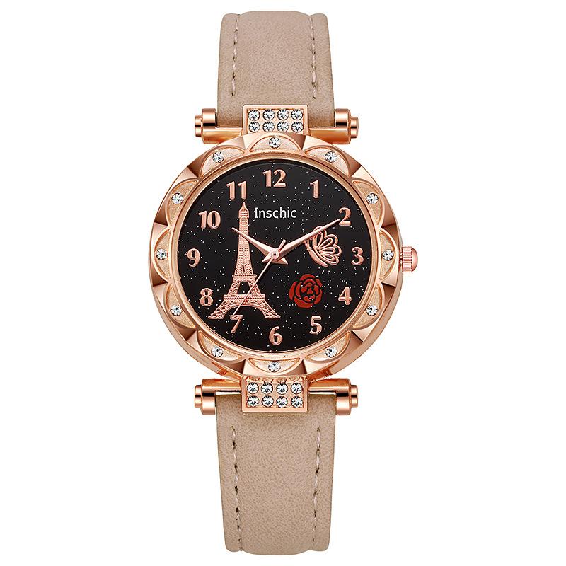 Fashionable decorative watch Korean Style Simple Casual Women's Watch Gift Fashion Personality Gift Small and Exquisite Women's Quartz Watch