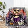 The Nightmare Before Christmas Theme Printed Blanket - Perfect for Couch, Bed, Travel & Outdoor Use | Machine Washable, Cozy & Durable.