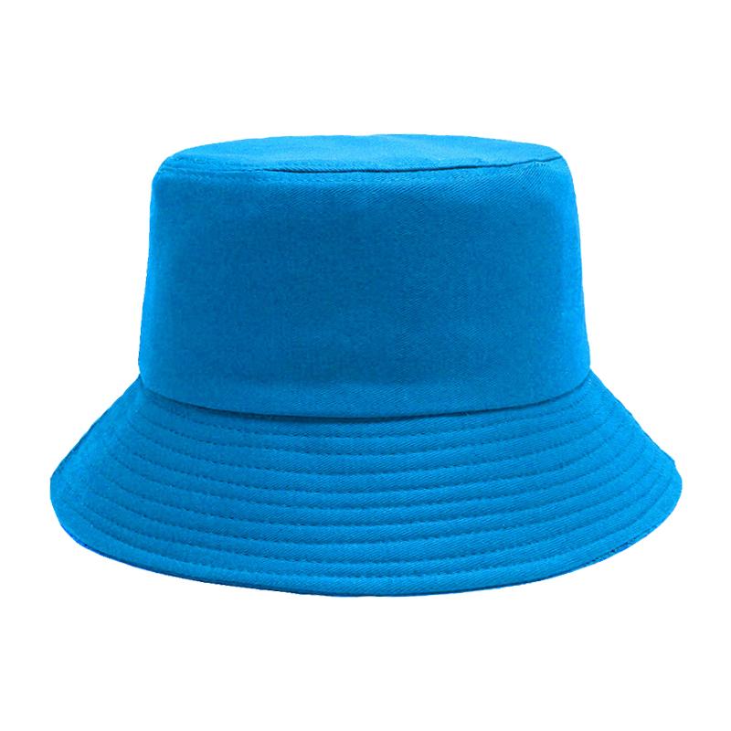 Cotton Bucket Hats Adult Plain Bucket Hats Bulk Custom Bucket Hats озеро синий