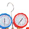 R410a 3Way AC Diagnostic Manifold Gauge Complete Set For R134A R410A R22 With Hose Adapters Quick Couplers And Can Tap