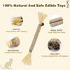 Cat Grinding Teeth Stick Wooden Polygonum Stick Bite Combination New Cat Toy Teeth Grinding Biting Stick Tooth Stain Removal Toy