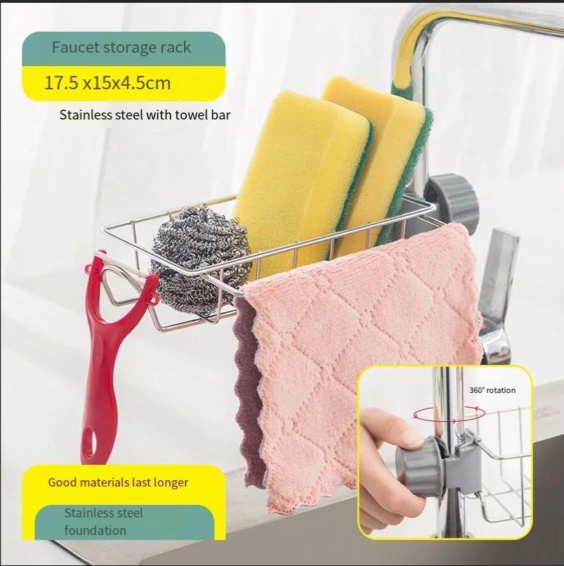 

Стеллаж для хранения кранов Стеллаж для хранения из нержавеющей стали Стеллаж для хранения кухонных принадлежностей Стеллаж для мытья посуды Многоуровневая мойка Стойка для приправ