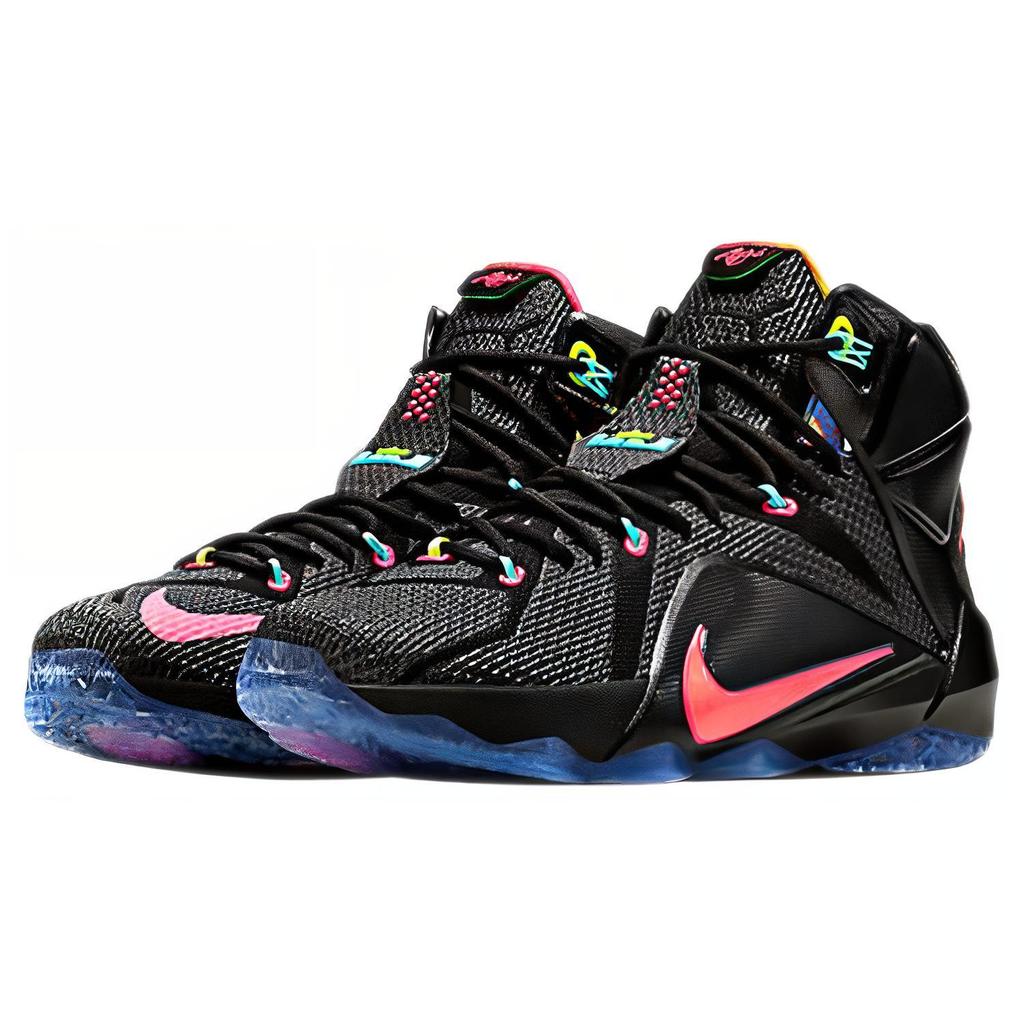 New Nike Lebron 12 Ep Data James 'Black Red' 707781-068