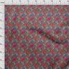 oneOone Cotton Flex Light Red Fabric Abstracts Quilting Supplies Print Sewing Fabric By The Yard 40 Inch