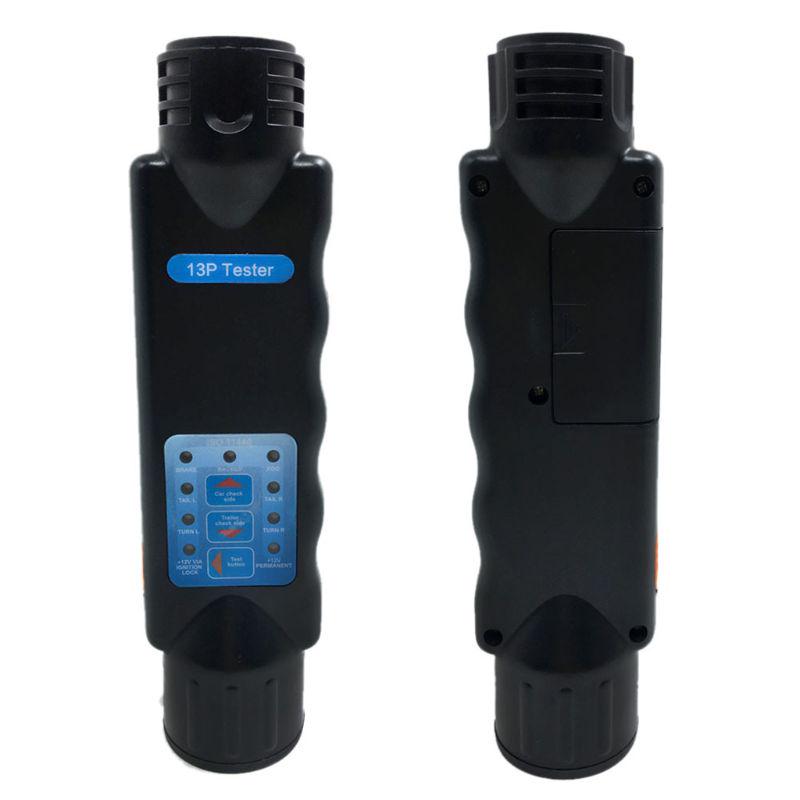 an Resistance Tester 13 Pin Core Hole Pin Trailer Car Socket Connector Tail Light Signal Line Inspection Detector