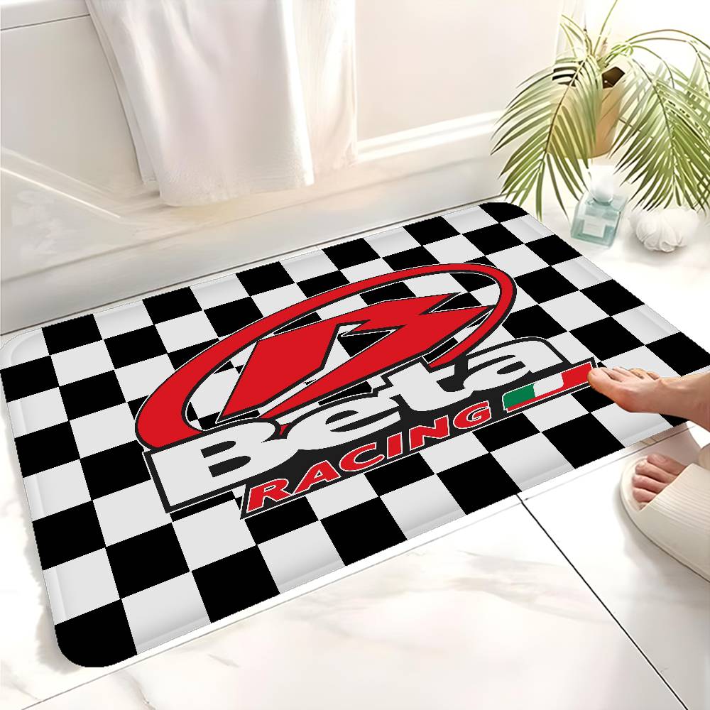 B-Beta Motorcycles Bathroom Mat Anti-slip Absorb Water Long Strip Cushion Bedroon Mat Welcome Doormat