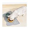 1 Pcs Cat And Dog Meal Mat Pet Silicone Mat Cat Head Type Easy To Clean Anti Overflow Waterproof And Anti Slip Mat