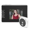 Smart Video Doorbell 2.7in TFT LCD Screen 120 Degrees  Wide Angle Infrared Night Vision Camera for Home
