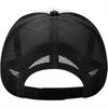 April Fools Day Prank Prop Trucker Hat Funny Disguise Face Accessory Unisex Mesh Baseball Cap