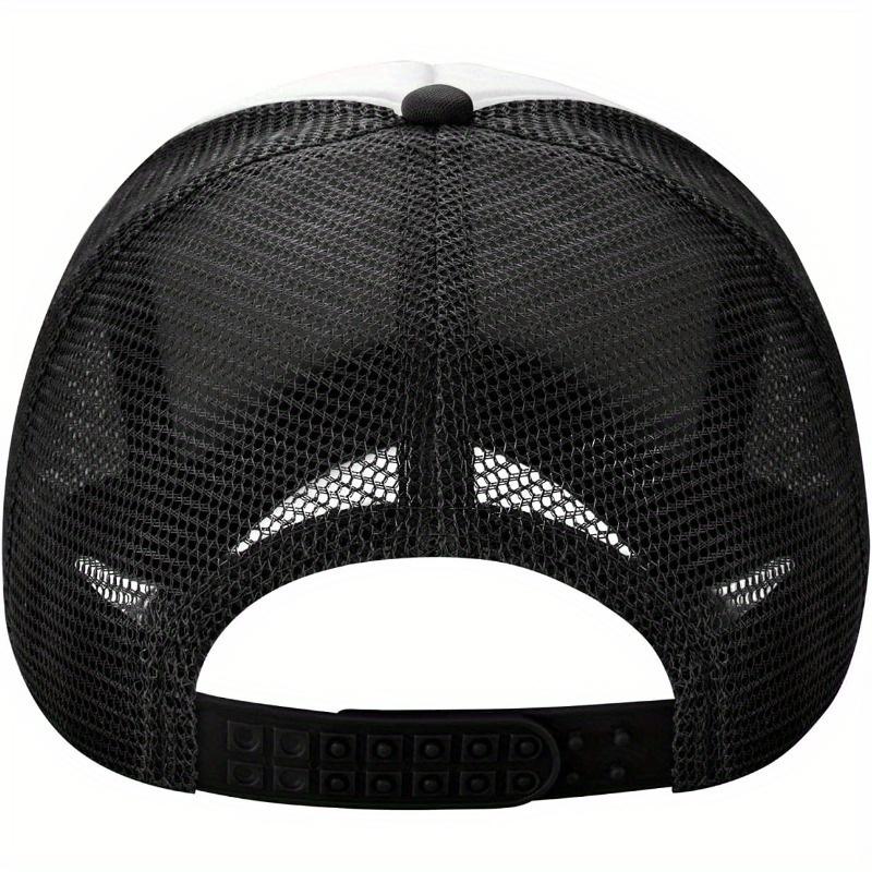 April Fools Day Prank Prop Trucker Hat Funny Disguise Face Accessory Unisex Mesh Baseball Cap