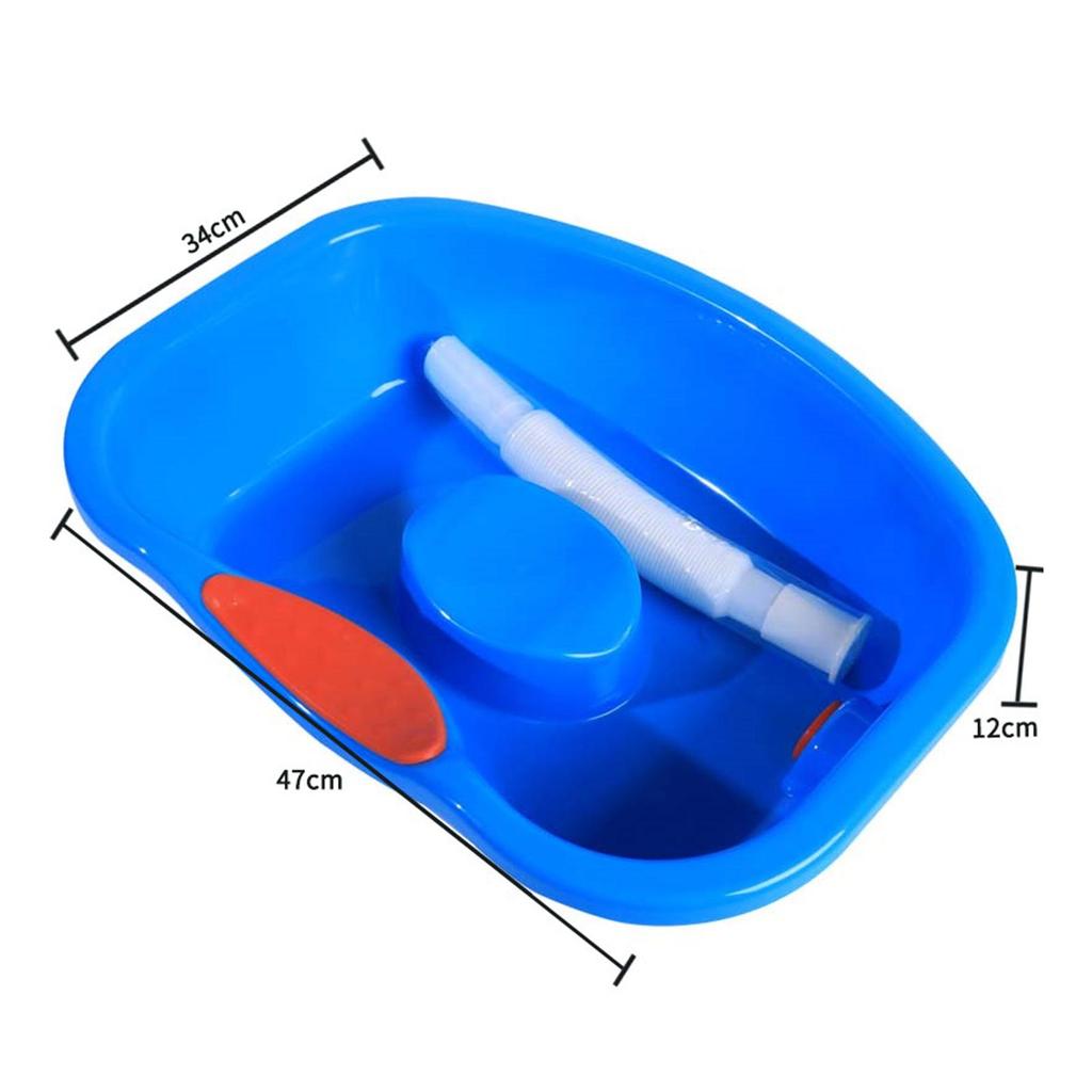 Bed Shampoo Basin Hair Wash Basin Wash Tray Neck Support for Elderly