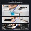 Solid State Disk Drive Radiator Cooler M.2 NGFF NVME 2280 SSD Heatsink Aluminum Alloy SSD Radiator Heatsink for PS5 Desktop PC