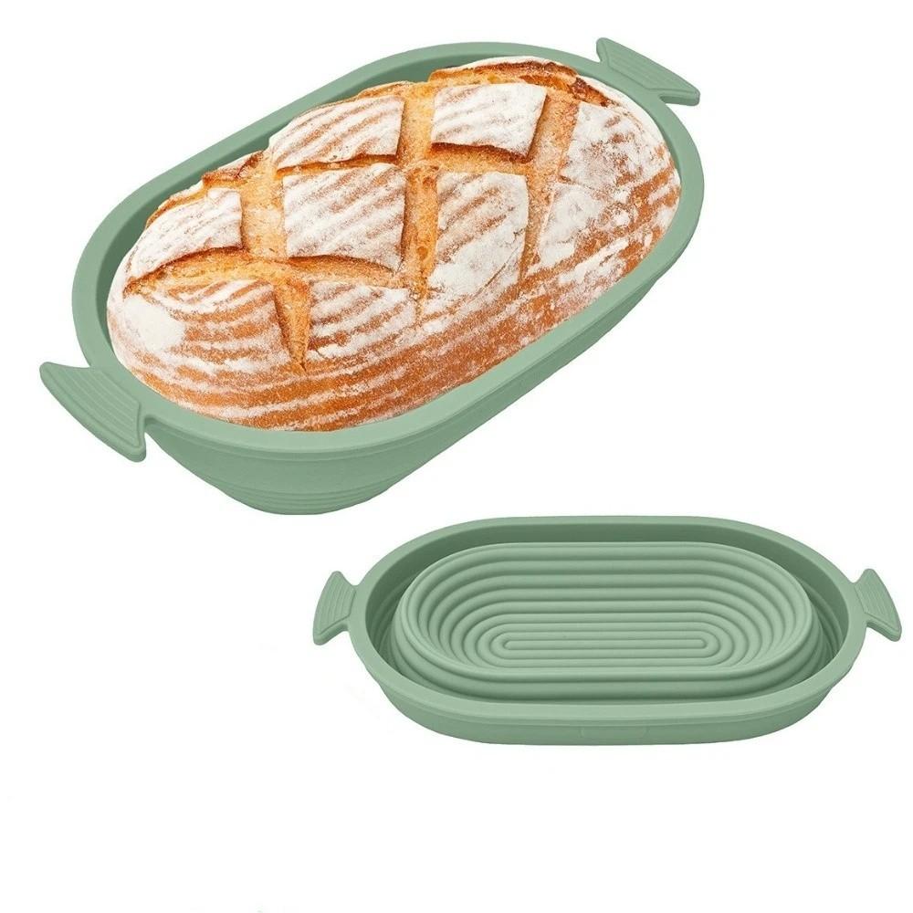 Heat-Resistant Foldable Bread Proofing Basket Silicone Bread Fermentation Basket  Oven Use