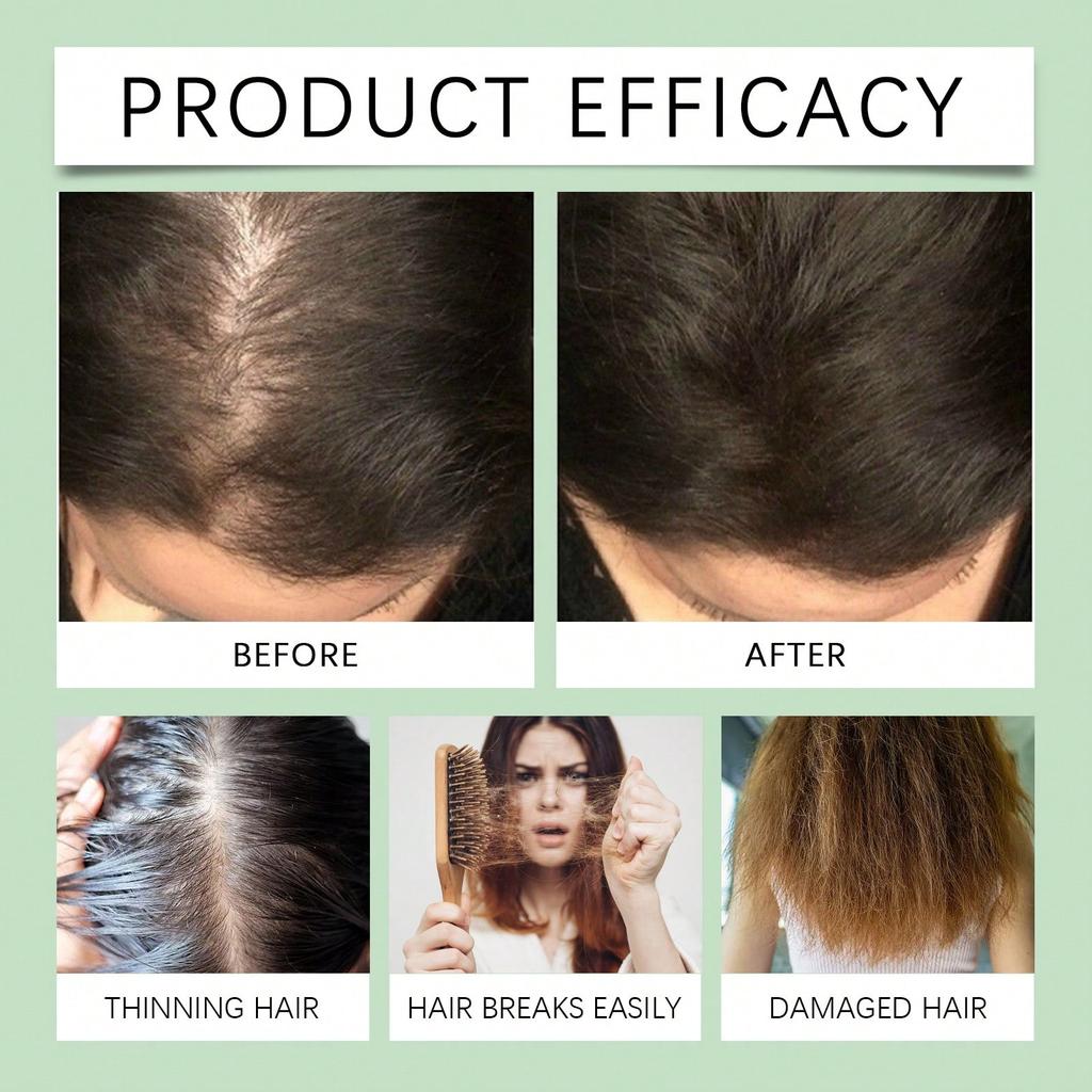 1 Bottle Rosemary Hair Oil, Nourishing & Moisturizing, Smoothens Hair, Protects Hair From Damage, No