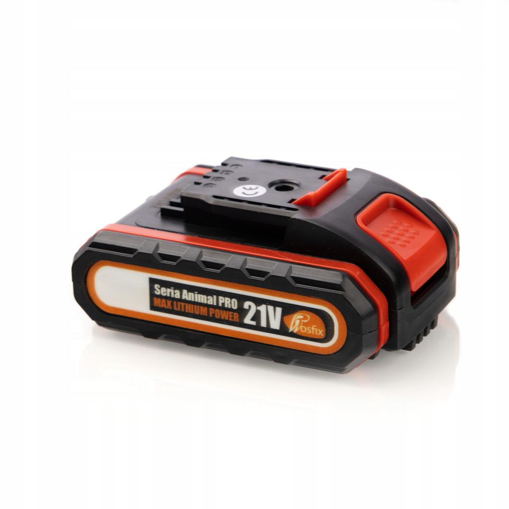 Rosfix Akumulátor 2Ah 21V – Výkon a Kapacita | Kompatibilní se sérií Animal PRO | Rychlé Nabíjení, Životnost