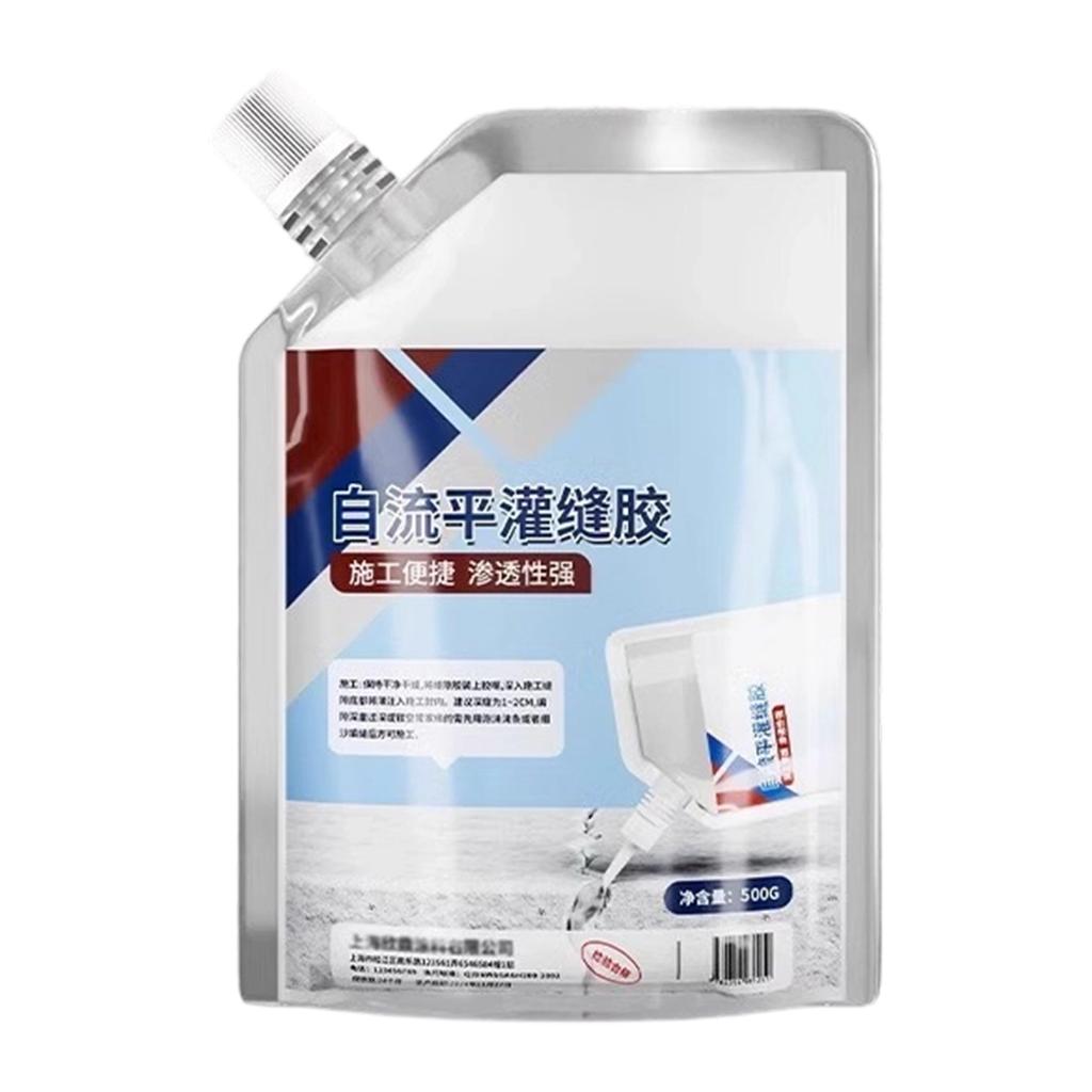 Concrete Crack Repair Filler 500ml Seamless Self-Leveling Compound for Floor Wall and Driveway Surface Restoration