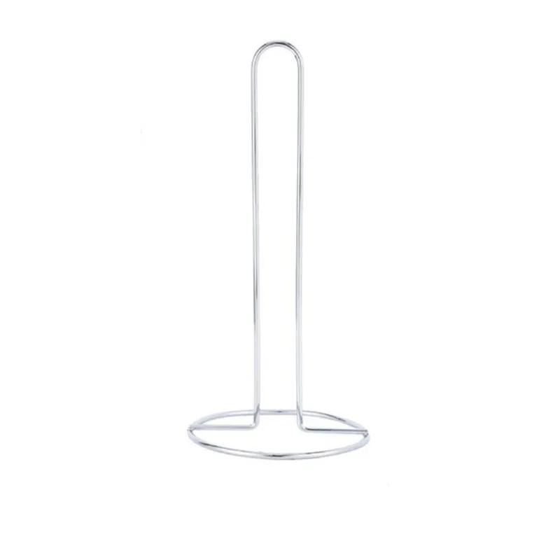 Stainless Steel Kitchen Roll Paper Towel Holder Bathroom Tissue Stand Silver Napkins Rack Home Kitchen Storage Accessories