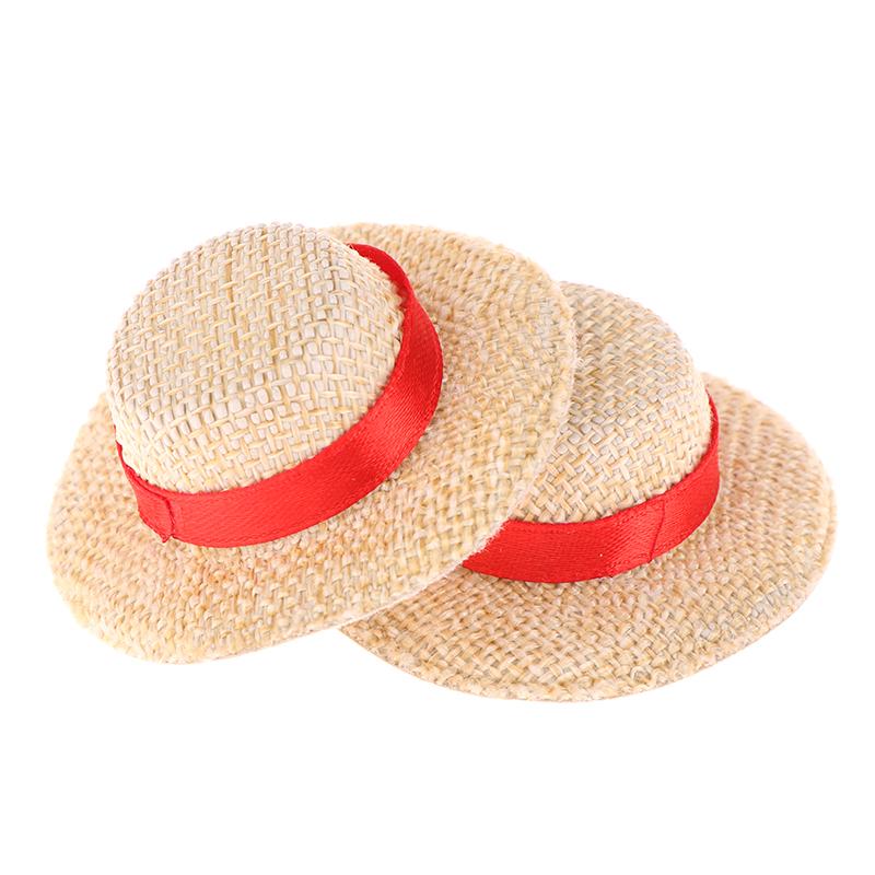 1 шт. кукольный домик кукольная соломенная шляпа солнцезащитный колпак для кукольной — фото 3