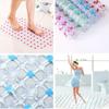 Hot PVC Anti-skid Bath Mats Soft Anti-slip Shower Mat Massage Mat with Suction Cup Non-slip Bathtu Bath Mat Bathroom Accessories