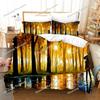 Ölgemälde Van Gogh Sternenhimmel Bettwäscheset Queen King Size Schlafzimmerdeko Bettbezug Kissenbezug Bettwäsche Heimtextil