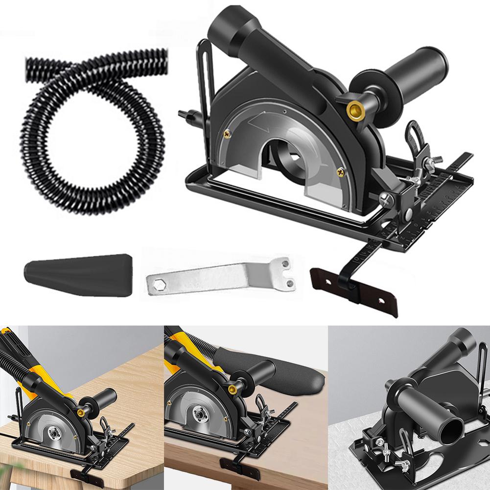 Hand Angle Grinder Converter To Cutter Grinder Bracket 0-40mm Depth Adjustable 0-45°for 100/115/125mm Angle Grinder