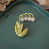 Lily of the Valley Tassel Brooch: Light Luxury Retro Pin and Corsage Clothing Accessory
